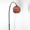 Ripoll Staande lamp, Booglampen Zwart, 1-licht
