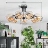 Ripoll Plafondlamp, Kogellampje Amber, 7-lichts