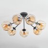Ripoll Plafondlamp, Kogellampje Amber, 7-lichts