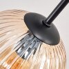 Koyoto Plafondlamp, Kogellampje 73 cm Amber, Duidelijk, Rookkleurig, 6-lichts