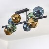Ripoll Plafondlamp, Kogellampje Blauw, Goud, Groen, 8-lichts