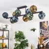 Ripoll Plafondlamp, Kogellampje Blauw, Goud, Groen, 10-lichts