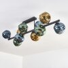 Ripoll Plafondlamp, Kogellampje Blauw, Goud, Groen, 10-lichts