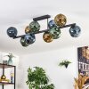 Ripoll Plafondlamp, Kogellampje Blauw, Goud, Groen, 10-lichts