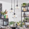 Koyoto Hanglamp, Kogellampje, Cluster hanglamp Duidelijk, 3-lichts