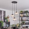 Koyoto Hanglamp, Kogellampje, Cluster hanglamp Duidelijk, 3-lichts