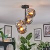 Ripoll Plafondlamp, Kogellampje Rookkleurig, 4-lichts