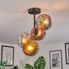 Ripoll Plafondlamp, Kogellampje Goud, Koperkleurig, Rookkleurig, 4-lichts