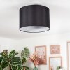 Soungou Plafondlamp Zwart, Wit, 1-licht