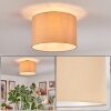 Soungou Plafondlamp Beige, 1-licht