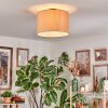 Soungou Plafondlamp Beige, 1-licht