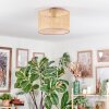 Barcos Plafondlamp Bruin, Natuurlijke kleuren, 1-licht