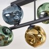 Ripoll Plafondlamp, Kogellampje Blauw, Goud, Groen, 6-lichts