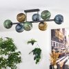 Koyoto Plafondlamp, Kogellampje Blauw, Goud, Groen, 8-lichts