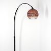 Ripoll Staande lamp, Booglampen Zwart, 1-licht