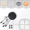 Koyoto Hanglamp, Kogellampje, Cluster hanglamp Amber, Duidelijk, Rookkleurig, 4-lichts