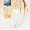 Koyoto Plafondlamp, Kogellampje Amber, Duidelijk, 8-lichts