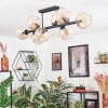 Koyoto Plafondlamp, Kogellampje Amber, Duidelijk, 8-lichts