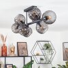 Koyoto Plafondlamp, Kogellampje Rookkleurig, 8-lichts