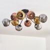 Ripoll Plafondlamp, Kogellampje Goud, Koperkleurig, Rookkleurig, 10-lichts