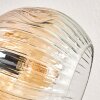 Ripoll Plafondlamp, Kogellampje Amber, Duidelijk, Rookkleurig, 10-lichts