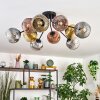 Ripoll Plafondlamp, Kogellampje Goud, Duidelijk, Koperkleurig, Rookkleurig, 10-lichts