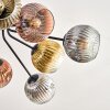 Ripoll Plafondlamp, Kogellampje Goud, Duidelijk, Koperkleurig, Rookkleurig, 10-lichts