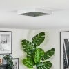 Esmar Plafondlamp, Paneel LED Zilver, 1-licht