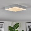 Esmar Plafondlamp, Paneel LED Zilver, 1-licht