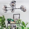 Ripoll Plafondlamp, Kogellampje Duidelijk, Rookkleurig, 6-lichts