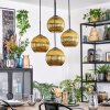 Koyoto Hanglamp, Kogellampje, Cluster hanglamp Goud, 4-lichts