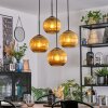 Koyoto Hanglamp, Kogellampje, Cluster hanglamp Goud, 4-lichts