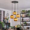 Koyoto Hanglamp, Kogellampje, Cluster hanglamp Goud, 4-lichts
