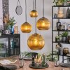 Koyoto Hanglamp, Kogellampje, Cluster hanglamp Goud, 4-lichts