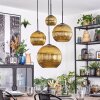 Koyoto Hanglamp, Kogellampje, Cluster hanglamp Goud, 4-lichts