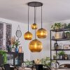 Koyoto Hanglamp, Kogellampje, Cluster hanglamp Goud, 4-lichts