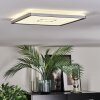 Simonstorp Plafondlamp, Paneel LED Zilver, Wit, 1-licht