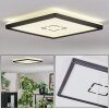 Simonstorp Plafondlamp, Paneel LED Zwart, Wit, 1-licht
