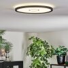 Simonstorp Plafondlamp, Paneel LED Zwart, Wit, 1-licht
