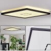 Simonstorp Plafondlamp, Paneel LED Zwart, Wit, 1-licht