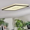 Simonstorp Plafondlamp, Paneel LED Zwart, Wit, 1-licht