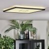 Simonstorp Plafondlamp, Paneel LED Zwart, Wit, 1-licht