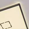 Simonstorp Plafondlamp, Paneel LED Zwart, Wit, 1-licht