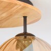 Koyoto Plafondlamp, Kogellampje 40 cm Natuurlijke kleuren, Zwart, 3-lichts