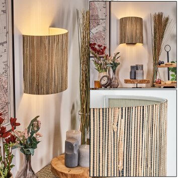 Viadores Licht omhoog & omlaag, Wandlamp Zwart, 1-licht