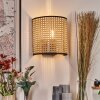 Abedim Licht omhoog & omlaag, Wandlamp Zwart, 1-licht