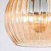 Koyoto Plafondlamp, Kogellampje 40 cm Natuurlijke kleuren, Zwart, 3-lichts
