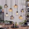 Ripoll Hanglamp, Kogellampje, Hanglamp Amber, Duidelijk, Rookkleurig, 8-lichts