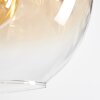 Ripoll Hanglamp, Kogellampje, Hanglamp Amber, Duidelijk, Rookkleurig, 8-lichts