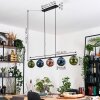 Gastor Hanglamp, Kogellampje, Hanglamp Blauw, Groen, Koperkleurig, 5-lichts